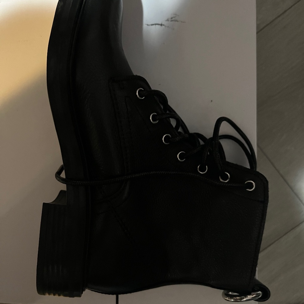 Dolce Vita Bardot  leather combat boots  8.5